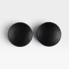 Black Leather Eames Lounge Chair Replacement Buttons - 2 x (Pair) thumbnail