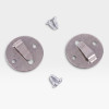 Eames Lounge Chair Circular Cushion Clips - Vitra & Pre 1971 Herman Miller - 2 x (Pair) thumbnail