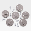 Eames Lounge Chair Circular Cushion Clips - Vitra & Pre 1971 Herman Miller - 6 x (Full Chair Set) thumbnail