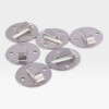 Eames Lounge Chair Circular Cushion Clips - Vitra & Pre 1971 Herman Miller - 6 x (Full Chair Set) thumbnail