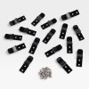 Herman Miller Post-1971 Eames Lounge Chair Black Cushion Clips – 16 x (Full Chair & Ottoman Set) thumbnail