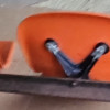 Orange Herman Miller Eames La Chaise thumbnail