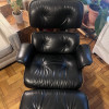 Black 1970s Herman Miller Eames Lounge Chair & Ottoman thumbnail