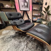 Black 2017 Herman Miller Eames Lounge Chair & Ottoman thumbnail