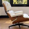 White 2012 Herman Miller Eames Lounge Chair & Ottoman thumbnail
