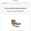 Wooden 2024 Vitra Eames Lounge Chair & Ottoman thumbnail
