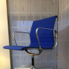 Ultramarine Blue 1980 Herman Miller Eames Alu Group Low Back Side Chair thumbnail